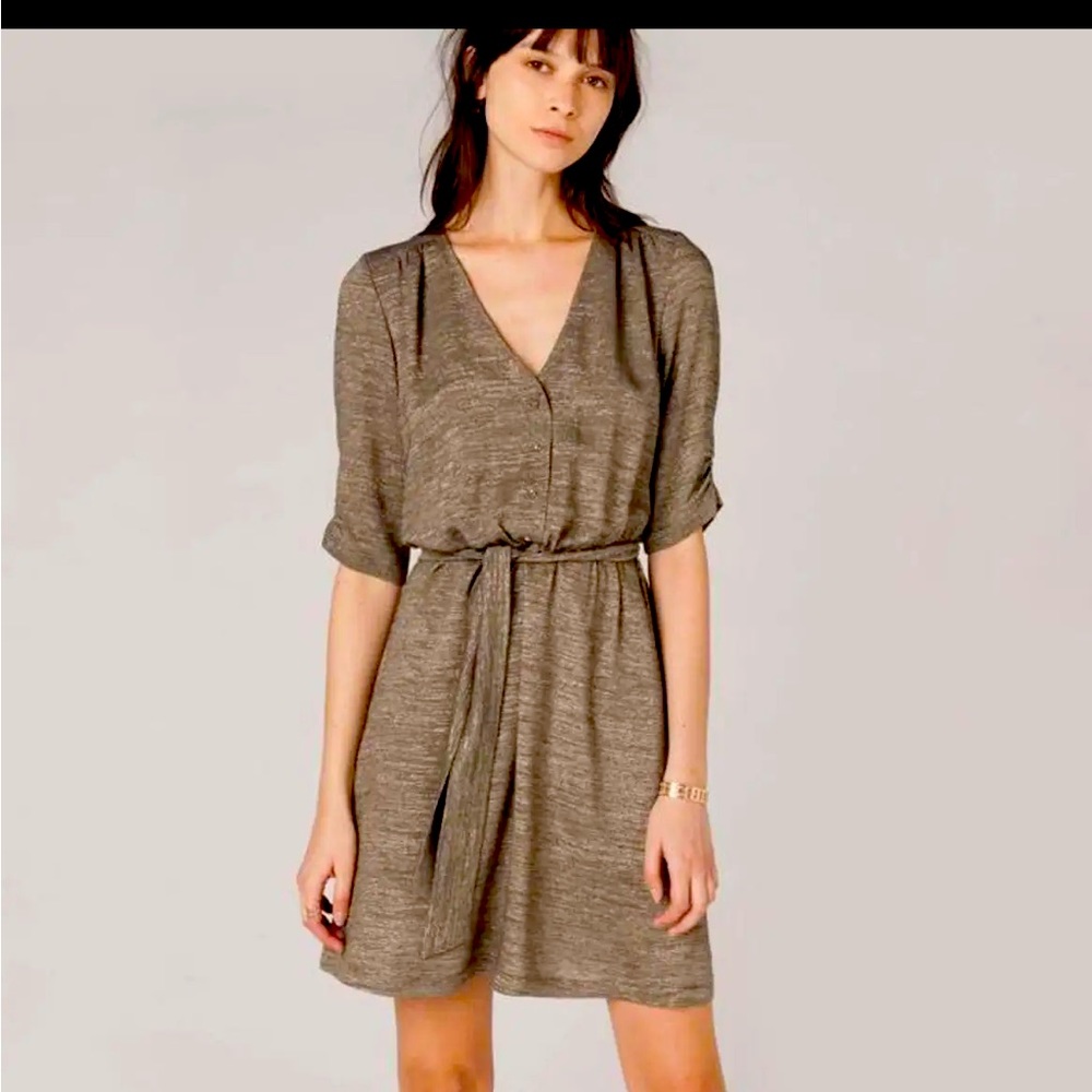 Sessun sparkly black/color dress (lurex/wool), Medium (6/8)